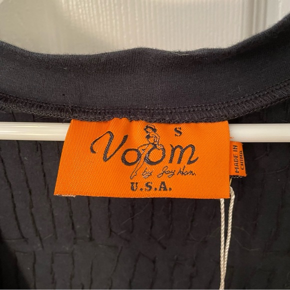 Voom Vava by Joy Hahn Black Sequin Shrug Jacket Sz 2 S - Picture 2 of 7